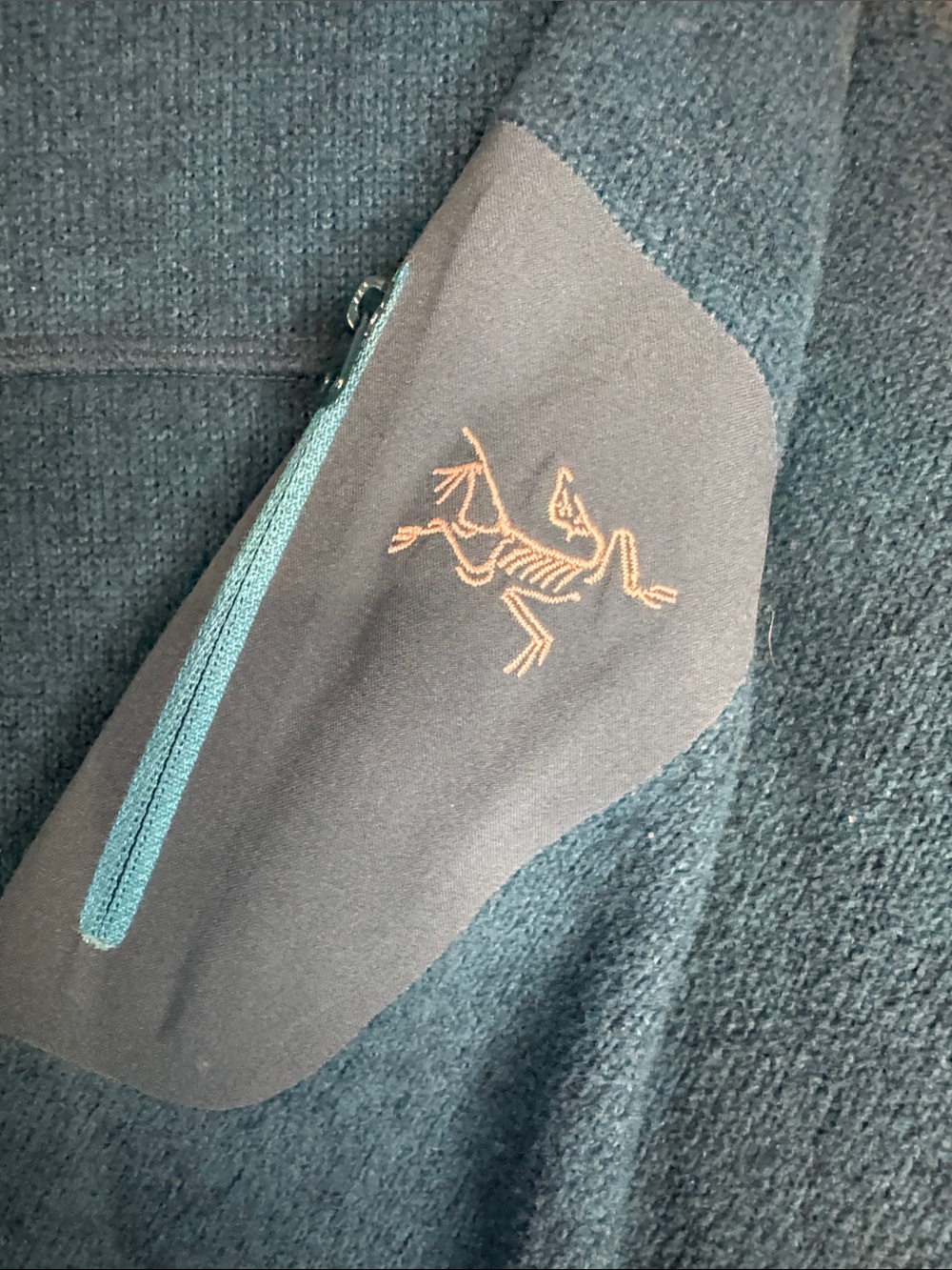Arc'teryx Men's Blue Polartec Full Zip Fleece Jacket L/G - Picture 8 of 10
